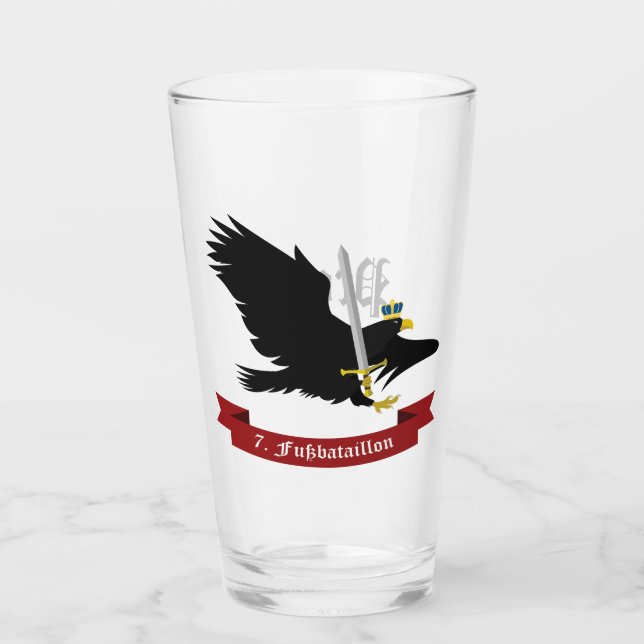 Le 7. Verre de bière Fuß (Devant)