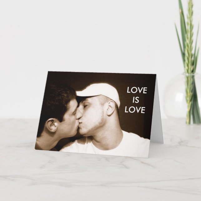 Le "amour est carte de voeux d'amour" (Devant)