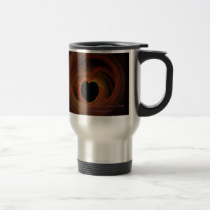 Le "amour est patient, amour est" tasse aimable de