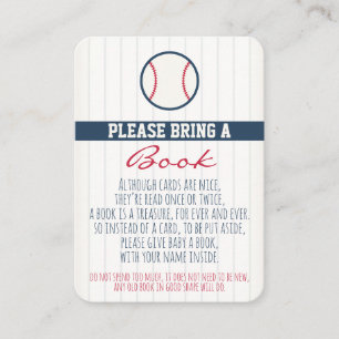 Le baby shower de base-ball apportent une carte de