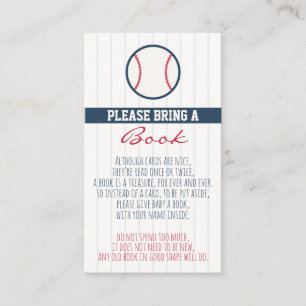 Le baby shower de base-ball apportent une carte de