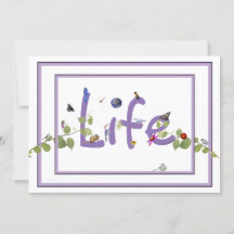 Le Baby shower de la nature : invitation