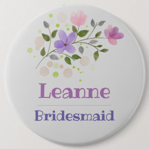 Le badge bouton de demoiselle d'honneur