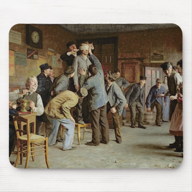 Le Bain de Pieds Inattendu, 1895 Mouse Pad (Front)