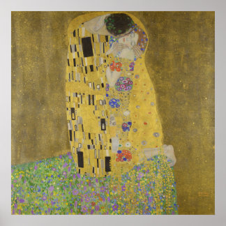 Le baiser de Gustav Klimt - poster