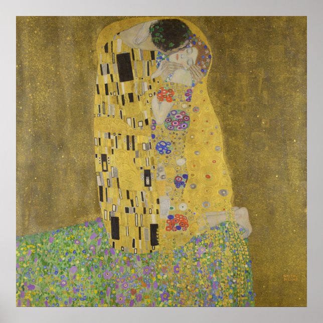 Le baiser de Gustav Klimt - poster (Devant)