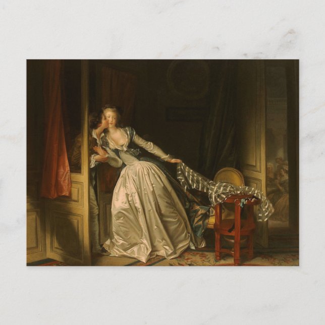 Le baiser de Jean Honore Fragonard Carte postale (Devant)