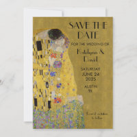 Le Baiser de Klimt - Art nouveau, carte de sauvega