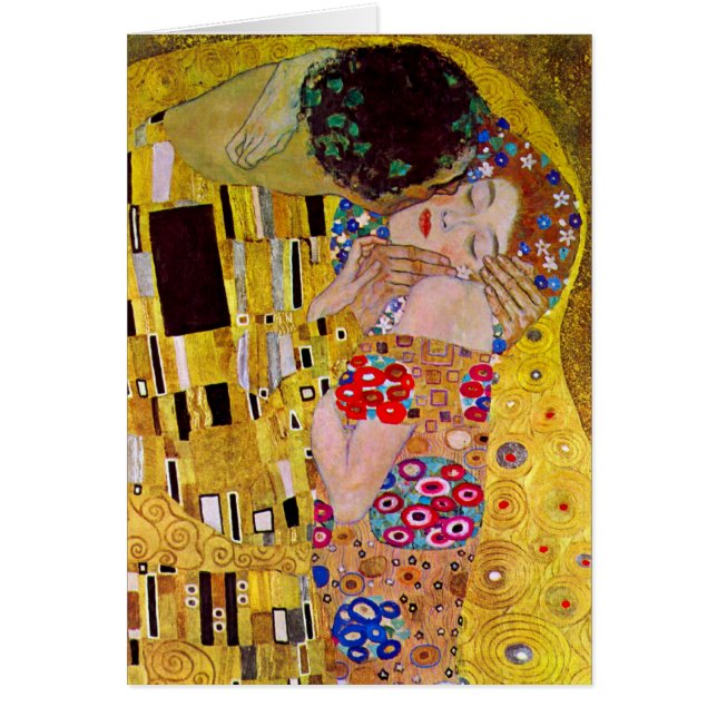 Le baiser par Gustav Klimt (Devant)