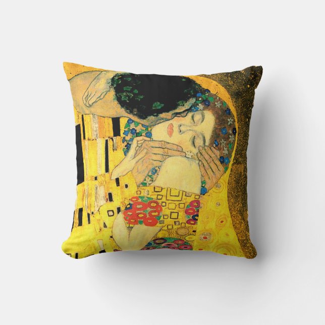 Le baiser par le coussin de beaux-arts de Gustav (Recto)