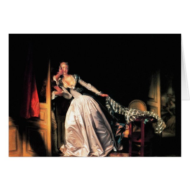 Le baiser volé par Jean-Honore Fragonard (Devant horizontal)