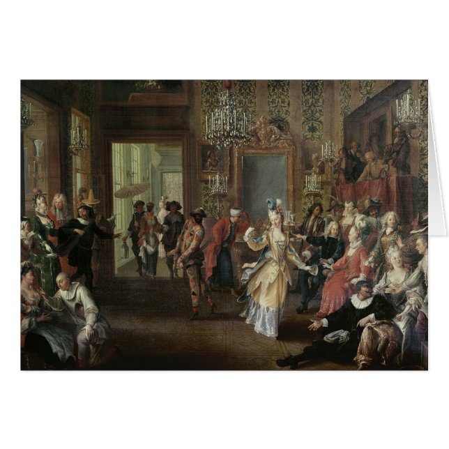 Le bal costumé (Devant horizontal)