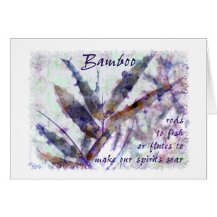 Le bambou sous une pluie douce… nos spiritueux