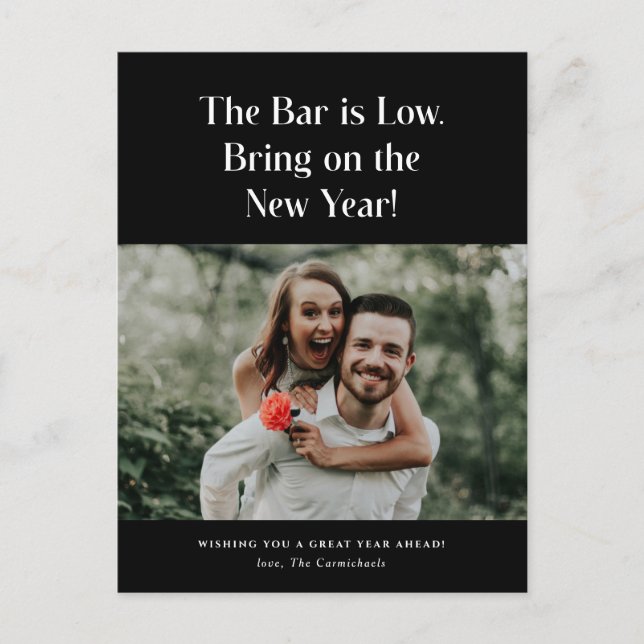 Le Bar est bas Apportez-le sur la carte postale ph (Devant)