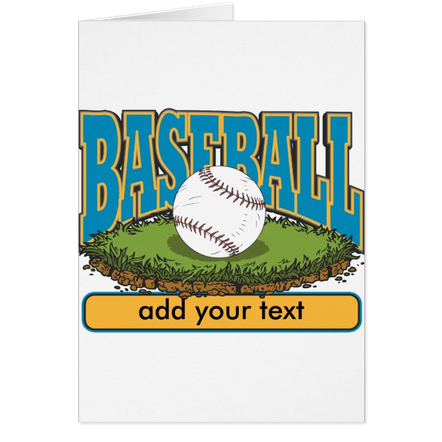 Le base-ball fait sur commande ajoutent le texte (Devant)