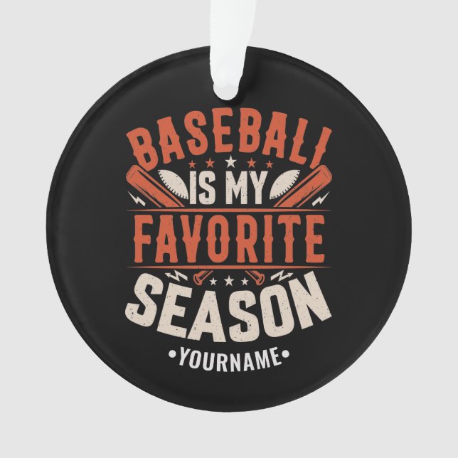 Le baseball est ma saison préférée (devant)