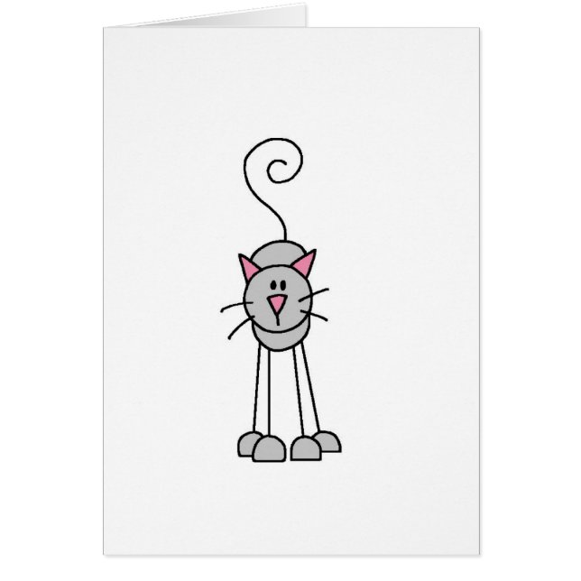 Le bâton de chats figure la carte (Devant)
