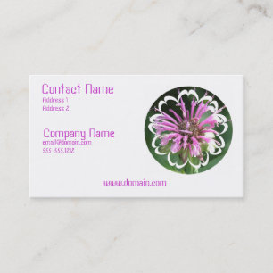 Le baume d'abeille fleurit le carte de visite