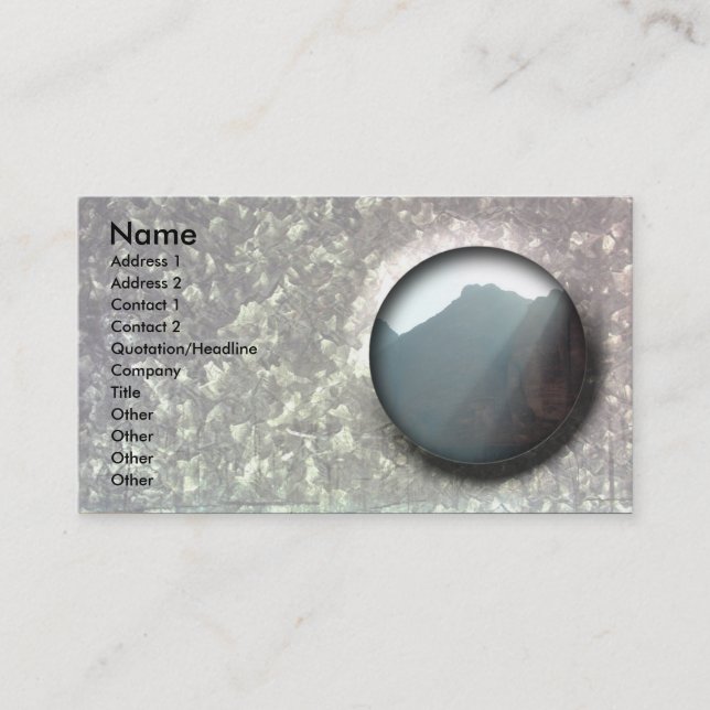 Le beau carte de visite personnalisable (Devant)