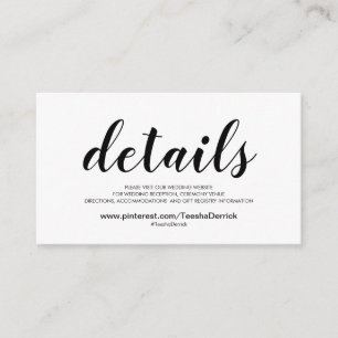 Le beau site Web de mariage détaille la carte de