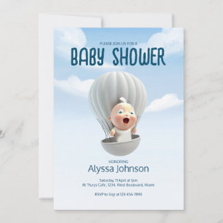 Le bébé arrive bientôt | Invitation Baby shower