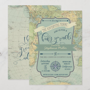 Le bébé d'aventure arrosent des invitations