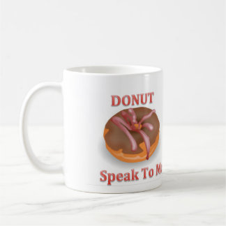 Le beignet me parlent la tasse