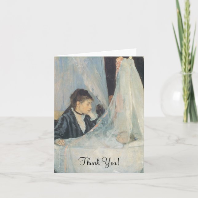 Le Berceau par Berthe Morisot, Merci (Devant)