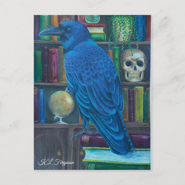 Le bibliothécaire - Carte postale (Devant)