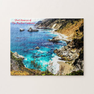 Le Big Sur Californie. Vœux de Noël Puzzle