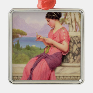 Le Billet Doux, 1913 Metal Ornament