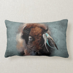 Le bison - coussin