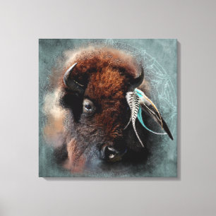 Le Bison - Toile Enveloppée