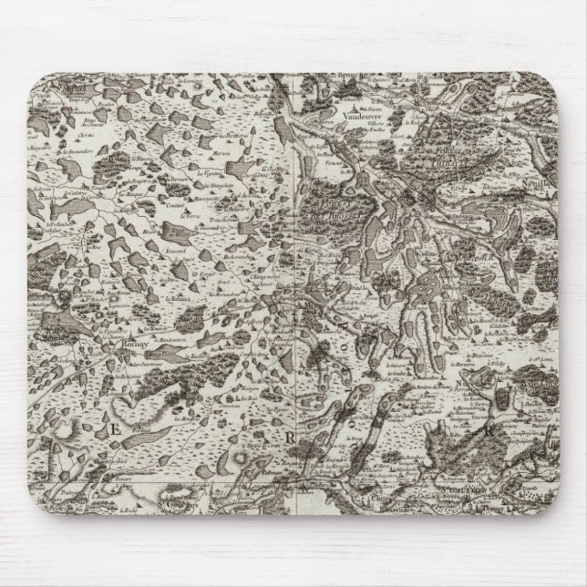 Le Blanc, Chateauroux, Montmorillon Mouse Pad (Front)