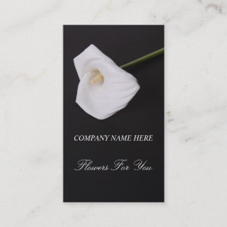 Le blanc fleurit callalilly pour vous le carte de
