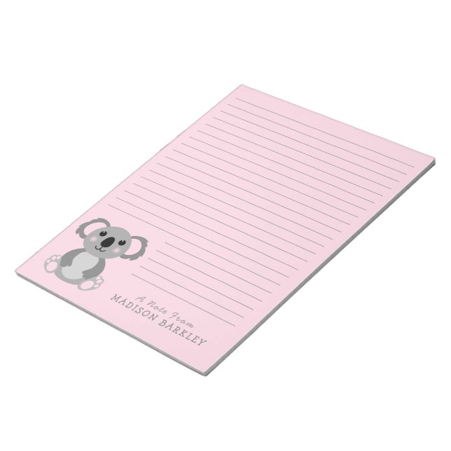 Le Bloc-notes personnel de Koala Bear Cute Kid (Incliné)