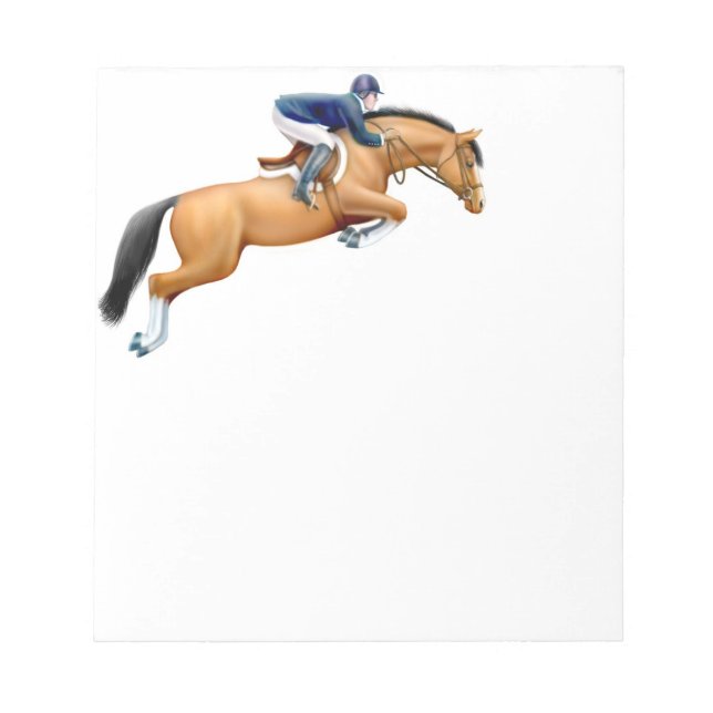 Le Bloc-notes Show Jumper Horse (Devant)