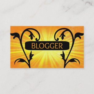 Le blogueur Sun Damask Carte de visite