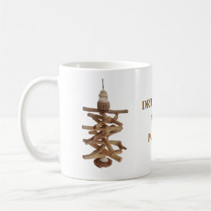 Le bois flotté est ma passion. Tasse à café