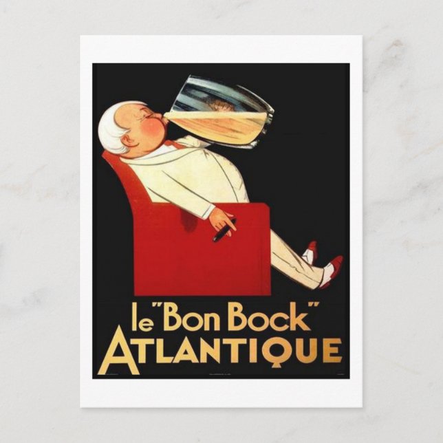 le Bon Bock Atlantique Postcard (Front)