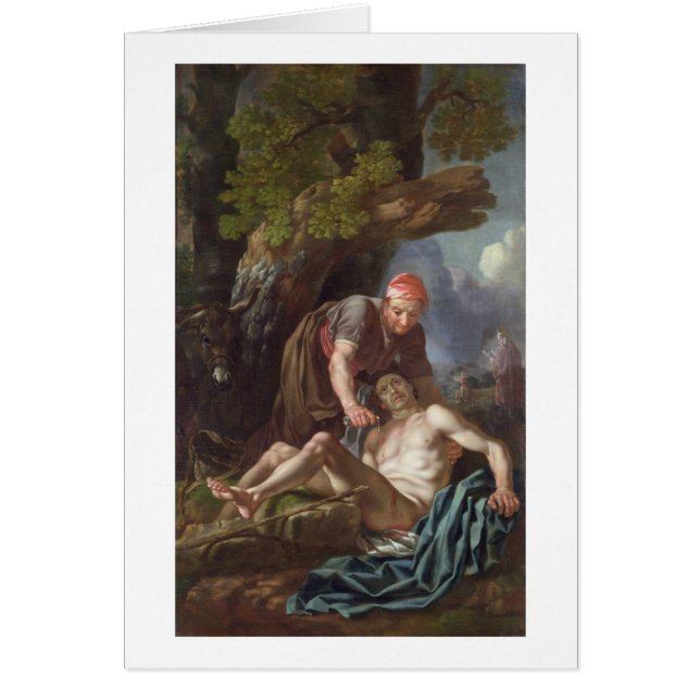 Le bon Samaritain, c.1751-52 (huile sur la toile) (Devant)