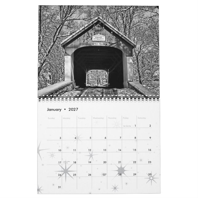 Le bon vieux calendrier de jours (Jan 2027)