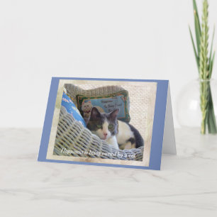 Le bonheur appartient à une carte d'anniversaire d