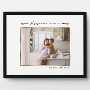 Le Bonheur Est Fait Maison Plaque Photo Famille