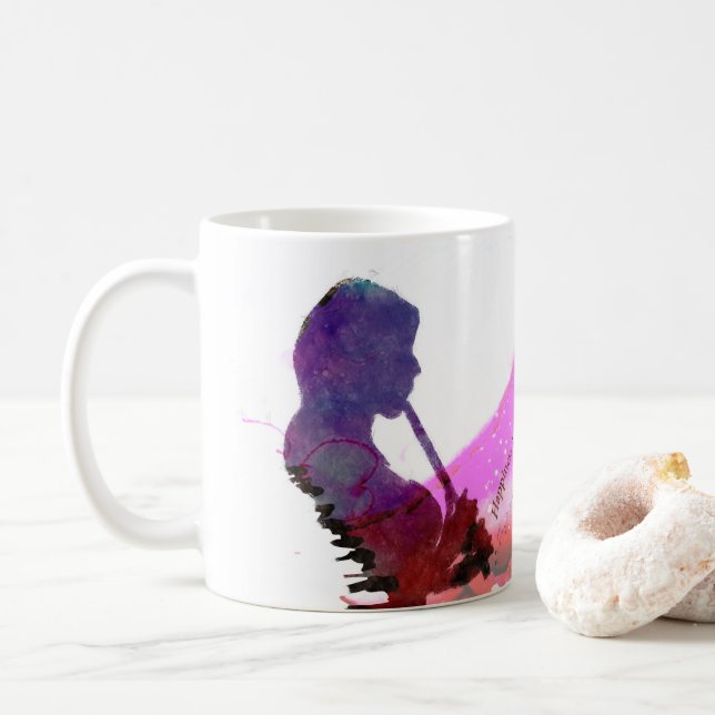 Le bonheur est seulement une tasse partie de (Avec donut)