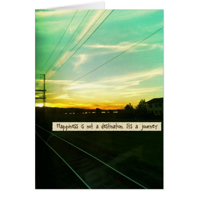 Le bonheur est un voyage (Devant)