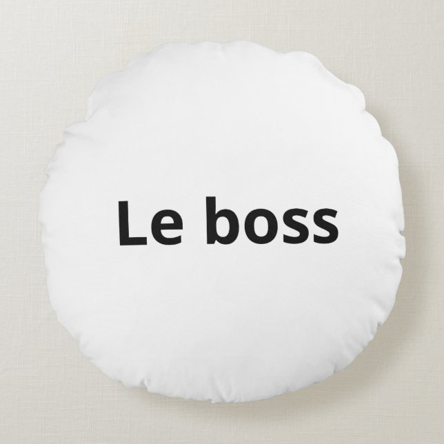 le boss coussin (Devant)