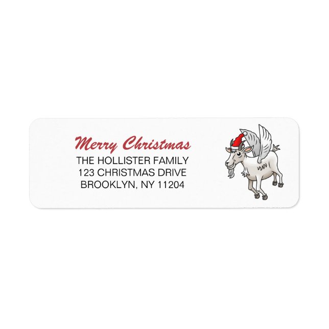 Le Bouc de Noël volant (Devant)