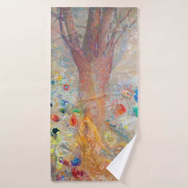 Le Bouddha, Redon (Serviette de bain)