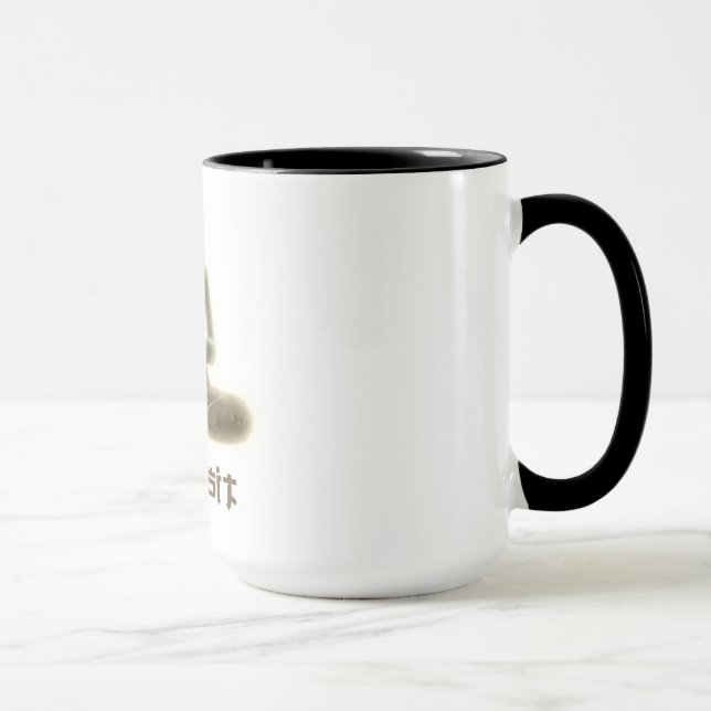 Le bouddhiste reposent juste la tasse (Droite)